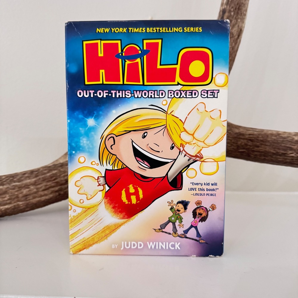 Hilo Out-of-This-World Boxed Set Books 1-3 Hardcover Judd Winick Graphic Novels